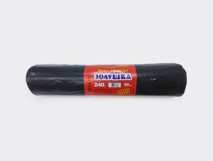 Мешок для мусора ПВД 240 л./40мкм Золушка рулон 10 шт 1/20